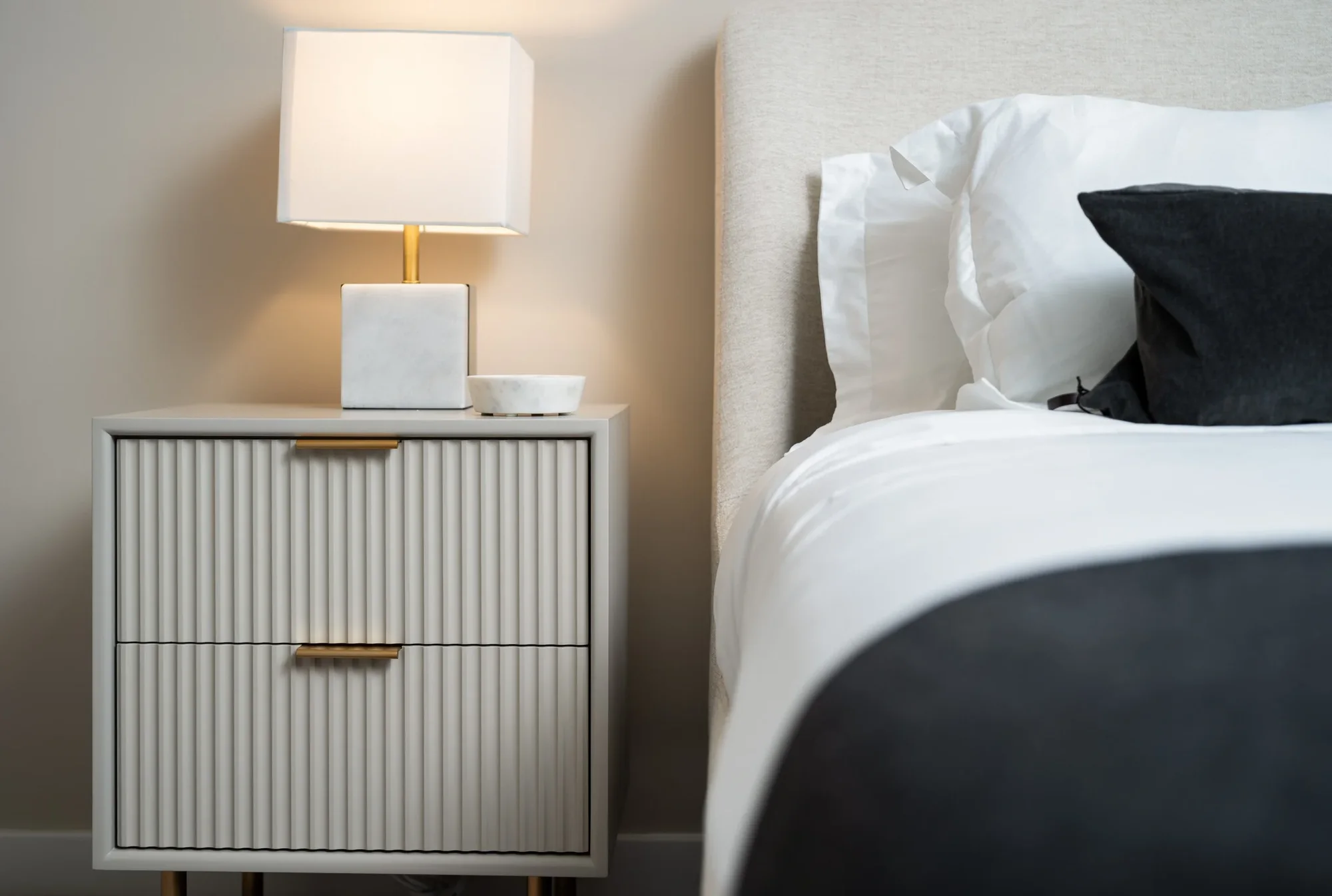 Bedroom detail — Downtown at Yale