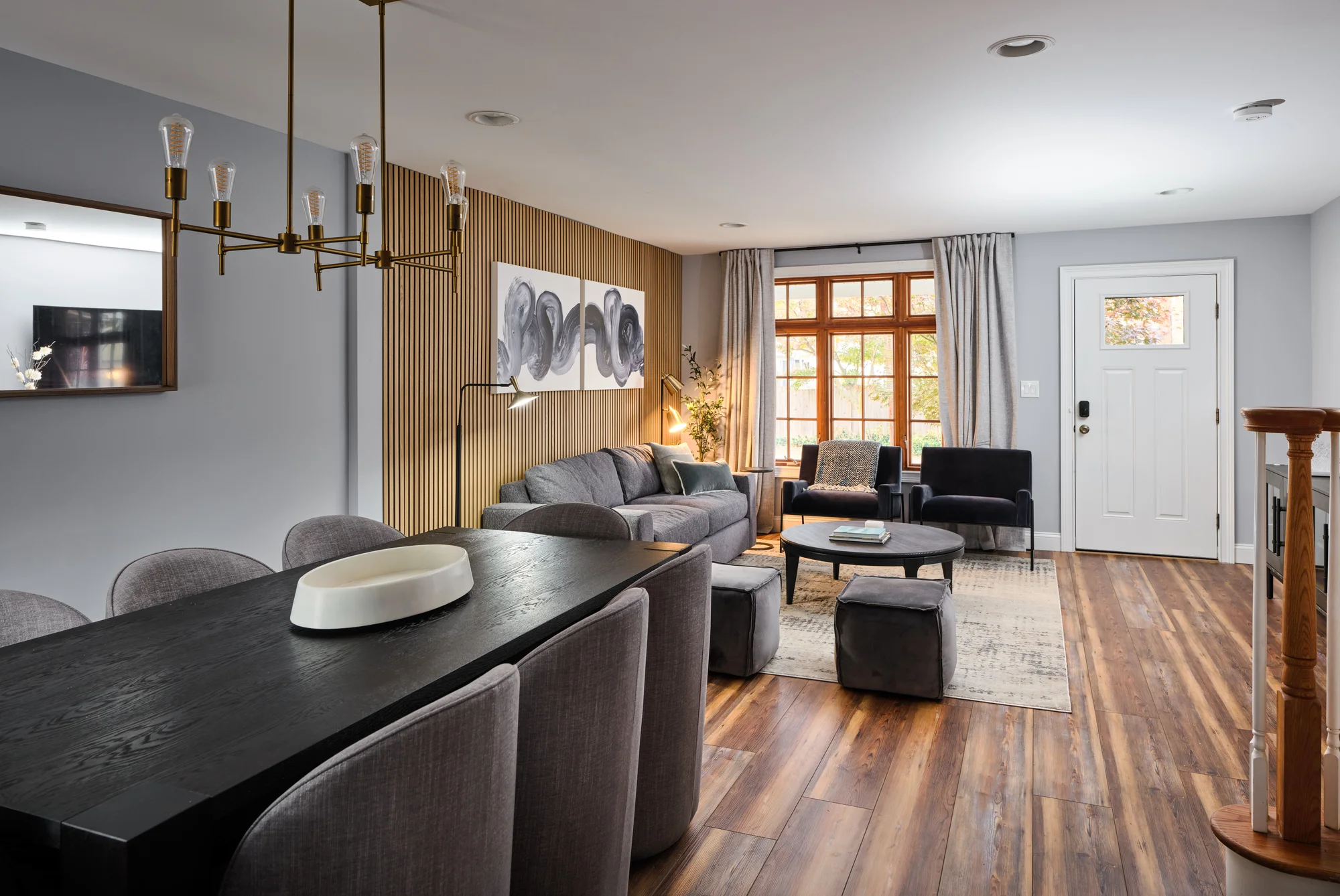 Living and dining — The Lambertville Haven