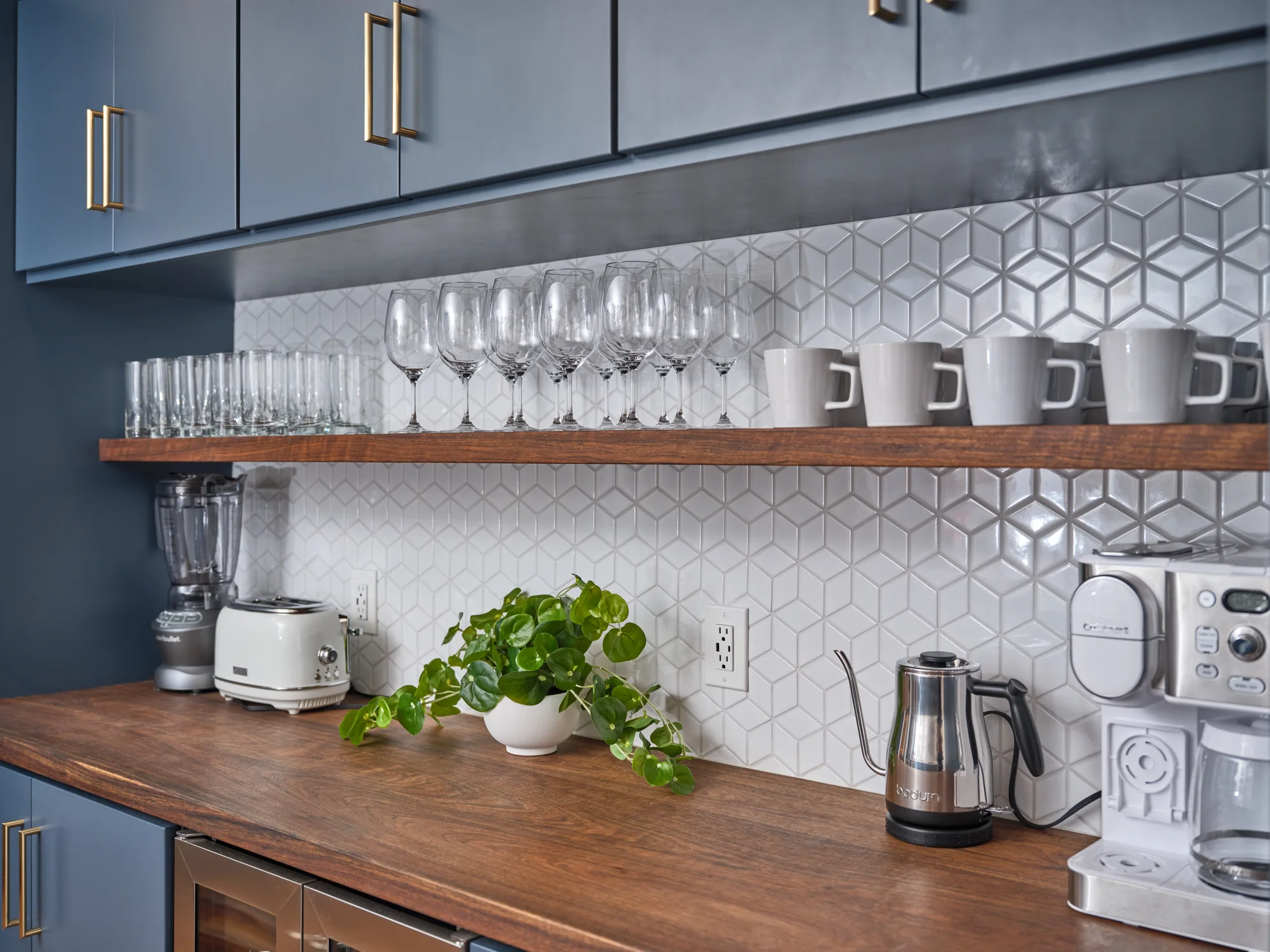 Kitchen detail — The Lambertville Haven